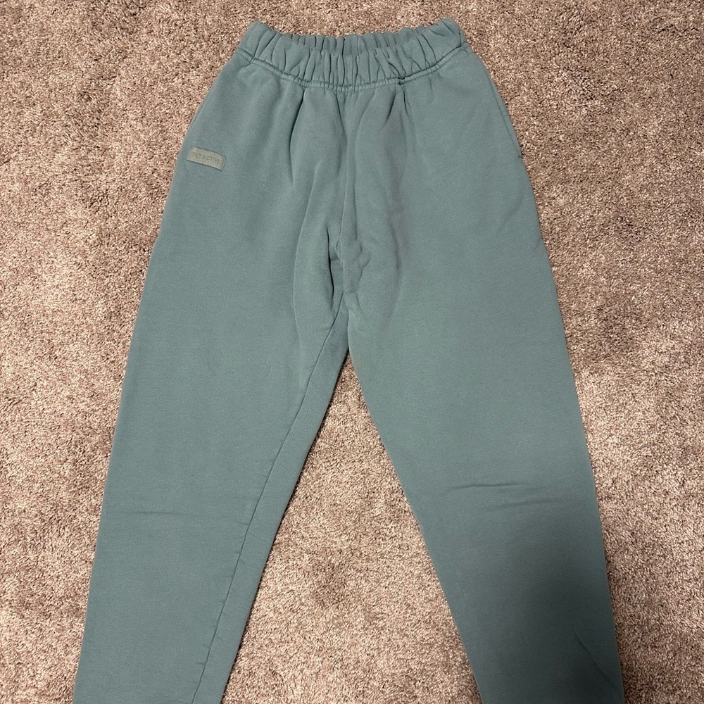 Set Active Teal Thick Jogger Sweatpants Size S